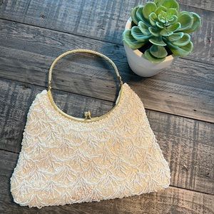 VINTAGE BEADED EVENING BAG VIVANT BY SARNE